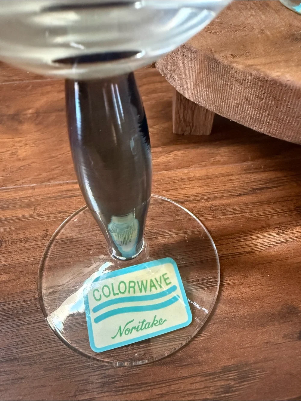 Set of 3 Noritake Colorwave Graphite Water Goblet